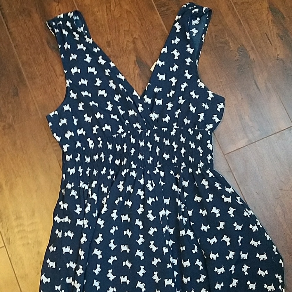 Vintage style 1950s Retro dog print dress